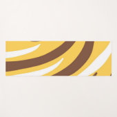 abstrakte Tigerkunst Yogamatte (Vorderseite (Horizontal))