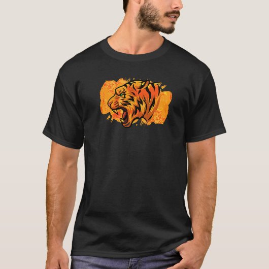 Abstrakte Tigerleiche T-Shirt (Vorderseite)