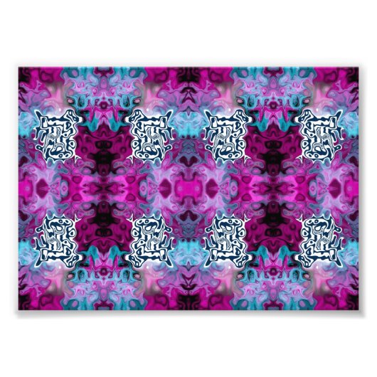 Abstrakte Tilgung Fotodruck (Vorne)