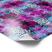 Abstrakte Tilgung Fotodruck (Ecke)