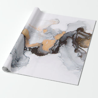 Abstrakte Tinte und Acryluntergrund. Trend 2018. L Geschenkpapier