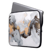 Abstrakte Tinte und Acryluntergrund. Trend 2018. L Laptopschutzhülle (Vorderseite Links)