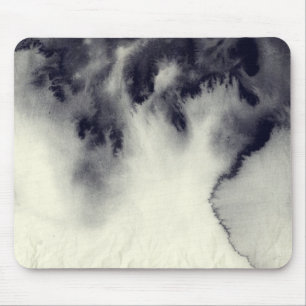 Abstrakte Tintenlmalerei auf Grunge-Papierstruktur Mousepad