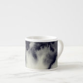 Abstrakte Tintenmalerei auf Espressotasse (Vorderseite Rechts)