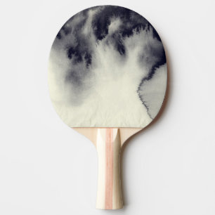 Abstrakte Tintenmalerei auf Tischtennis Schläger