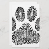 Abstrakte Tintenpatrone Briefpapier (Vorne/Hinten)