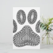 Abstrakte Tintenpatrone Briefpapier (Stehend Vorderseite)