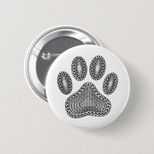 Abstrakte Tintenpatrone Button (Vorne & Hinten)