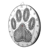 Abstrakte Tintenpatrone Dartscheibe (Vorderseite rechts)