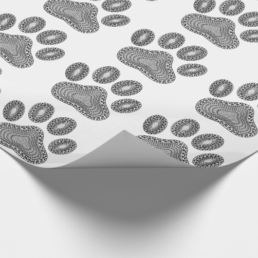 Abstrakte Tintenpatrone Geschenkpapier (Ecke)