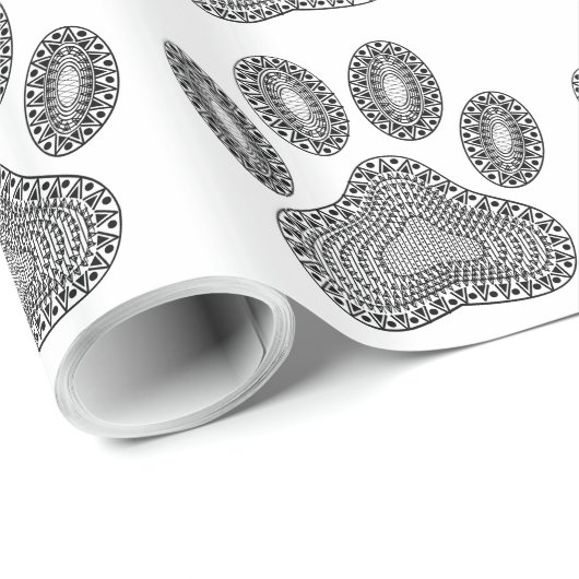 Abstrakte Tintenpatrone Geschenkpapier (Rolleneckpunkt)