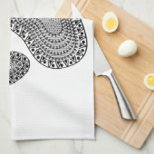 Abstrakte Tintenpatrone Geschirrtuch (Viertel Falte)