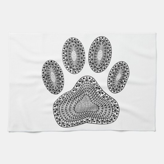 Abstrakte Tintenpatrone Geschirrtuch (Horizontal)