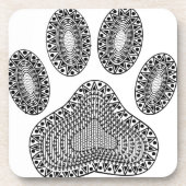 Abstrakte Tintenpatrone Getränkeuntersetzer (Vorderseite)