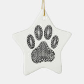 Abstrakte Tintenpatrone Keramik Ornament (Rechts)