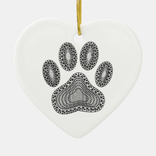 Abstrakte Tintenpatrone Keramikornament