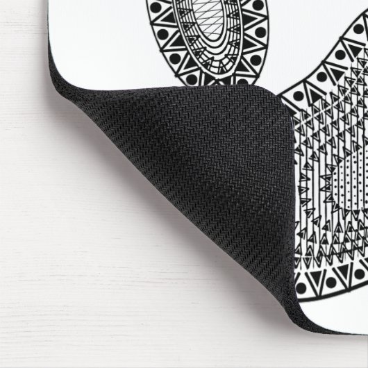 Abstrakte Tintenpatrone Mousepad (Ecke)