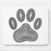 Abstrakte Tintenpatrone Mousepad (Vorne)