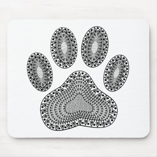 Abstrakte Tintenpatrone Mousepad (Vorne)