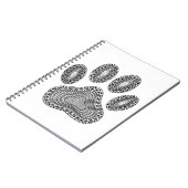 Abstrakte Tintenpatrone Notizblock (Linke Seite)