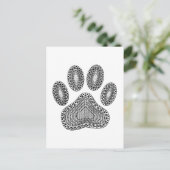 Abstrakte Tintenpatrone Postkarte (Stehend Vorderseite)