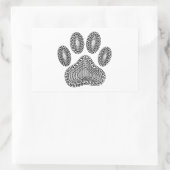 Abstrakte Tintenpatrone Rechteckiger Aufkleber (Tasche)