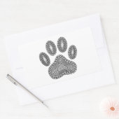 Abstrakte Tintenpatrone Rechteckiger Aufkleber (Umschlag)