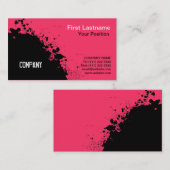 Abstrakte Tintenschicht Visitenkarte (Vorne/Hinten)