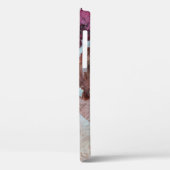 Abstrakte Tintenstruktur im Hintergrund Case-Mate iPhone Hülle (Rückseite / Links)