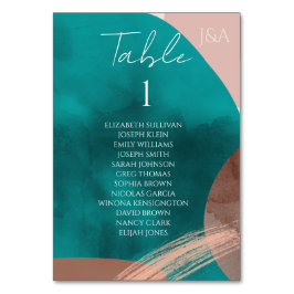 ABSTRAKTE Tischnummer