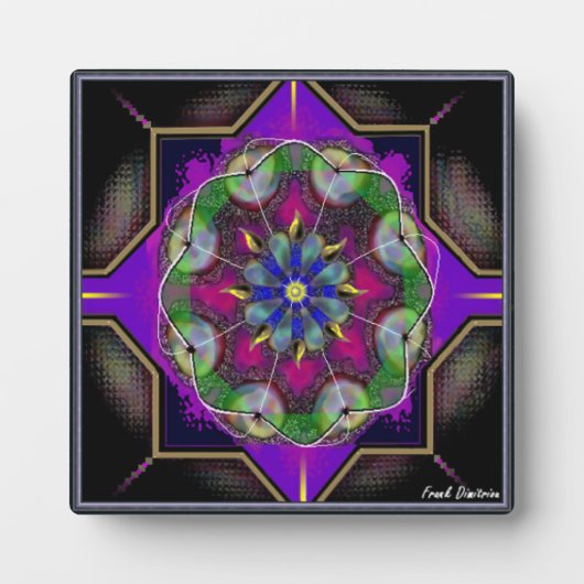 Abstrakte Tischplatte Fotoplatte (Vorderseite)