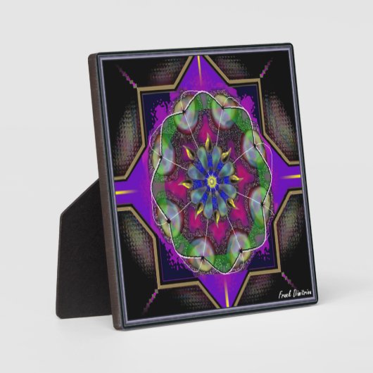 Abstrakte Tischplatte Fotoplatte (Vorderseite)