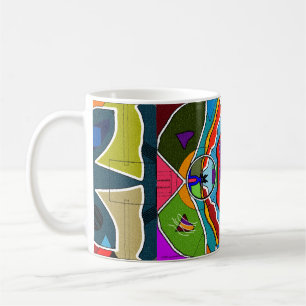 Abstrakte tolle Spaß-Tasse Kaffeetasse