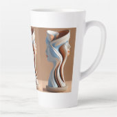 Abstrakte Töpferei Milchtasse (Rechts)