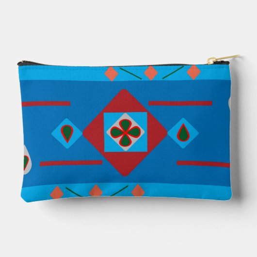 abstrakte Tradition Zubehörtasche (Rückseite)