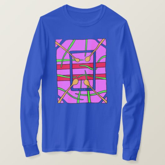 Abstrakte tragbare Kunst - T-Shirt (Design vorne)