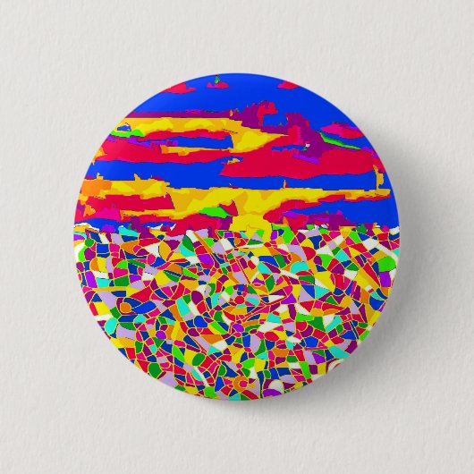 Abstrakte Transzendenzölmalerei Button (Vorderseite)