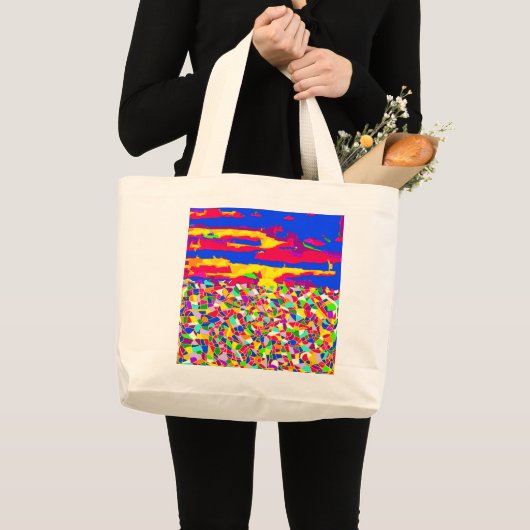 Abstrakte Transzendenzölmalerei Große Tote Tasche (Vorderseite (Produkt))