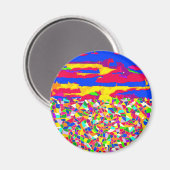 Abstrakte Transzendenzölmalerei Magnet (Vorderseite/Rückseite)