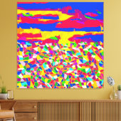Abstrakte Transzension Leinwanddruck (Insitu (Wohnzimmer))
