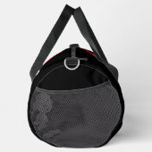 Abstrakte Trash Polka Heulender Wolf Duffle Bag (Rechts)