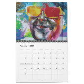 Abstrakte Träume 12-monatiger Kalender (Feb 2027)