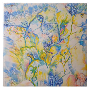 Abstrakte Träume Fliese