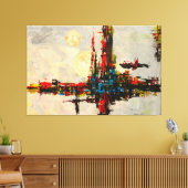 Abstrakte Traumkunst Leinwanddruck (Insitu (Wohnzimmer))