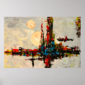 Abstrakte Traumkunst Poster (Vorne)