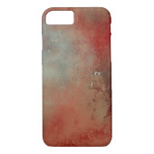 Abstrakte Traumwelt Rote Aquamarine Creme Case-Mate iPhone Hülle (Rückseite)