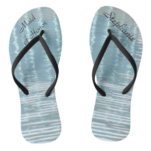 Abstrakte Trauzeugin Hochzeiten Flip Flops Badesandalen