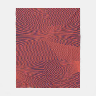 Abstrakte, trendige, moderne geometrische Grafik Fleecedecke