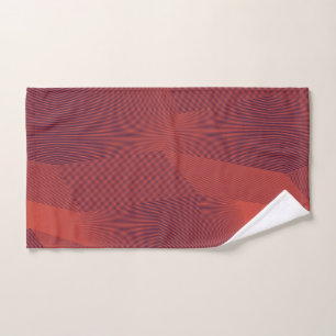 Abstrakte, trendige, moderne geometrische Grafik Handtuch