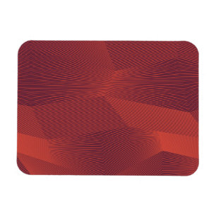Abstrakte, trendige, moderne geometrische Grafik Magnet